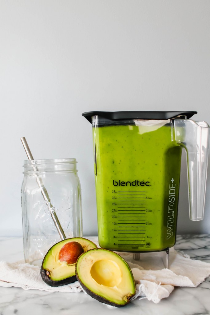 Ultra-Creamy Avocado Kale Smoothie