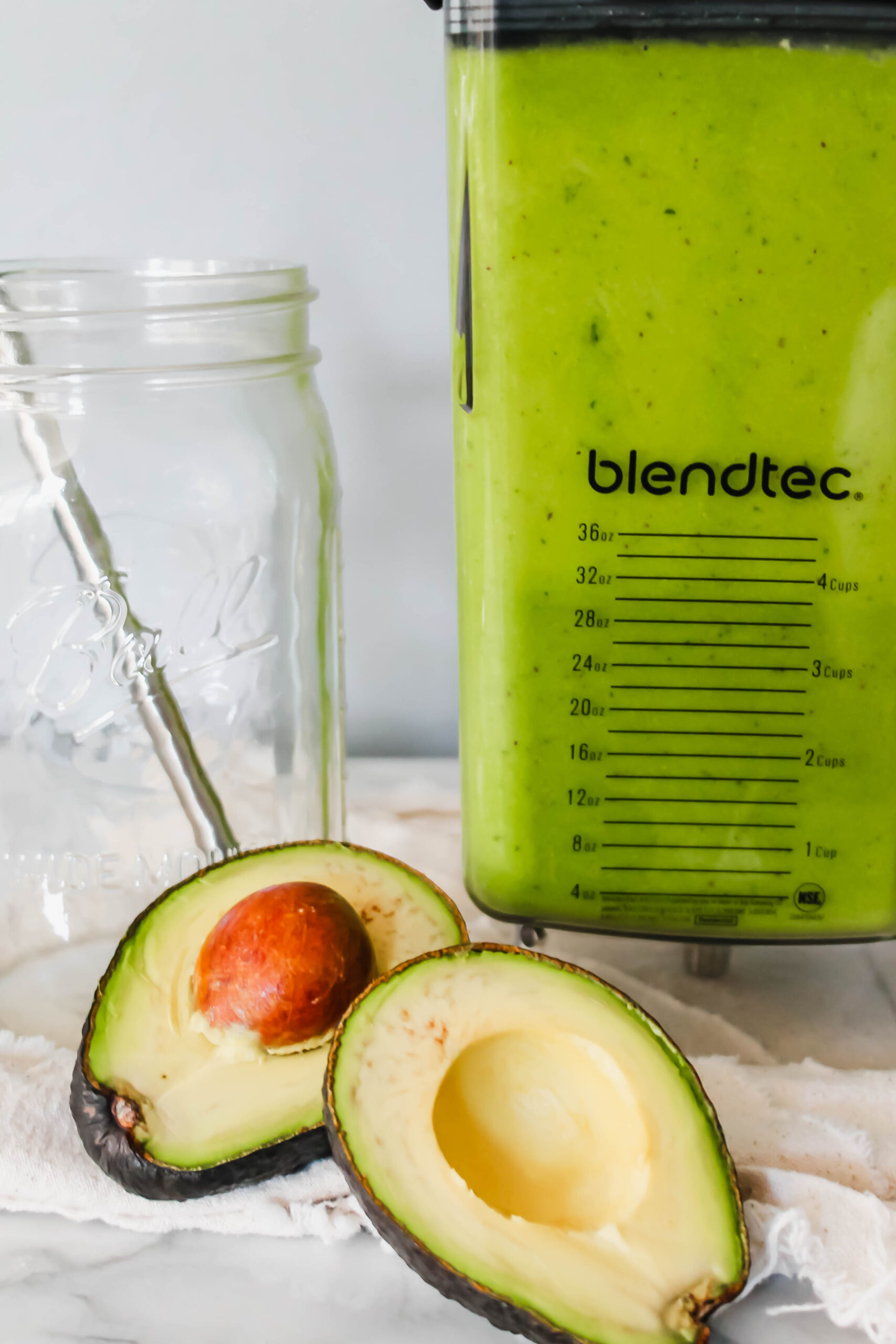Ultra-Creamy Avocado Kale Smoothie