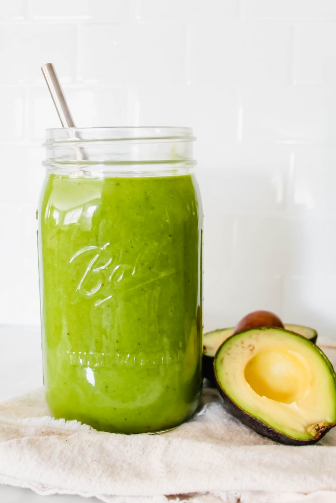 Ultra-Creamy Avocado Kale Smoothie