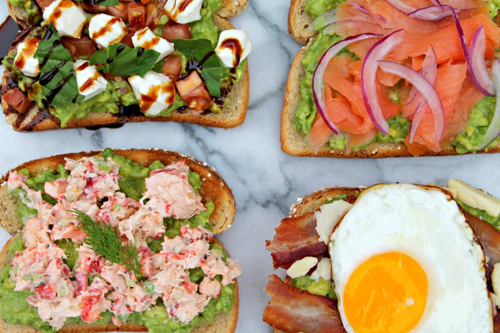 Avocado Toast Four Ways