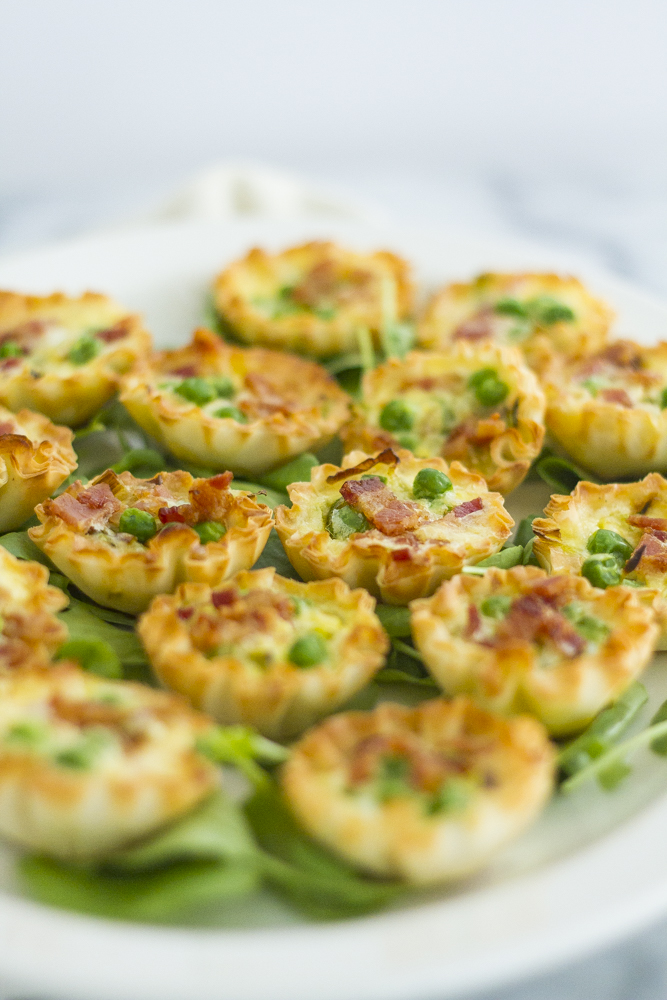 Springtime Phyllo Quiches