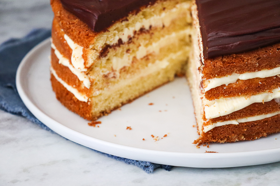 Boston Cream Pie Cake