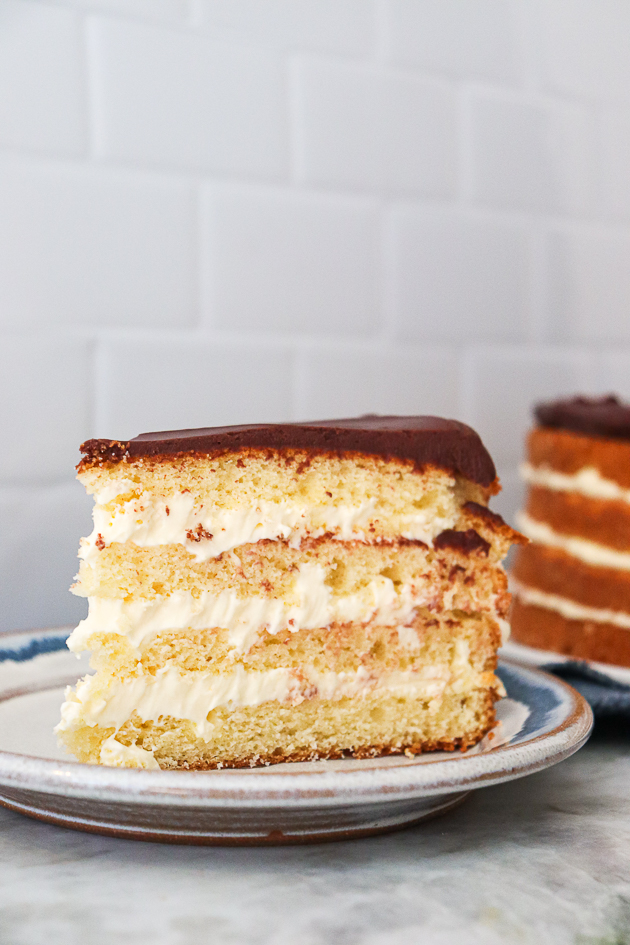 Boston Cream Pie Cake