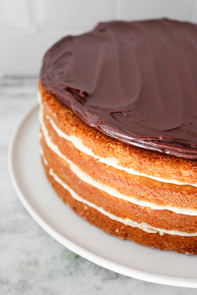 Boston Cream Pie Cake