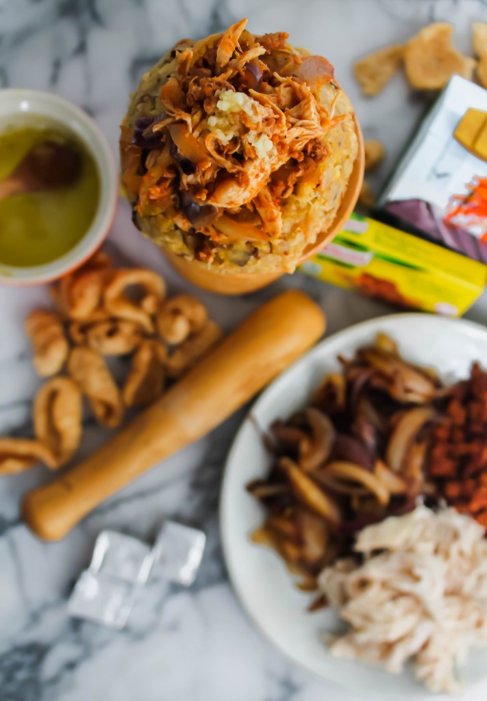Caramelized Onion Chicken Mofongo-6