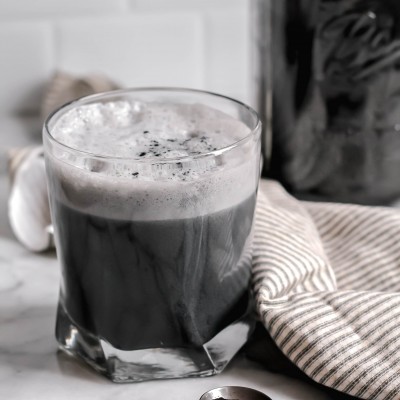 Activated Charcoal Latte