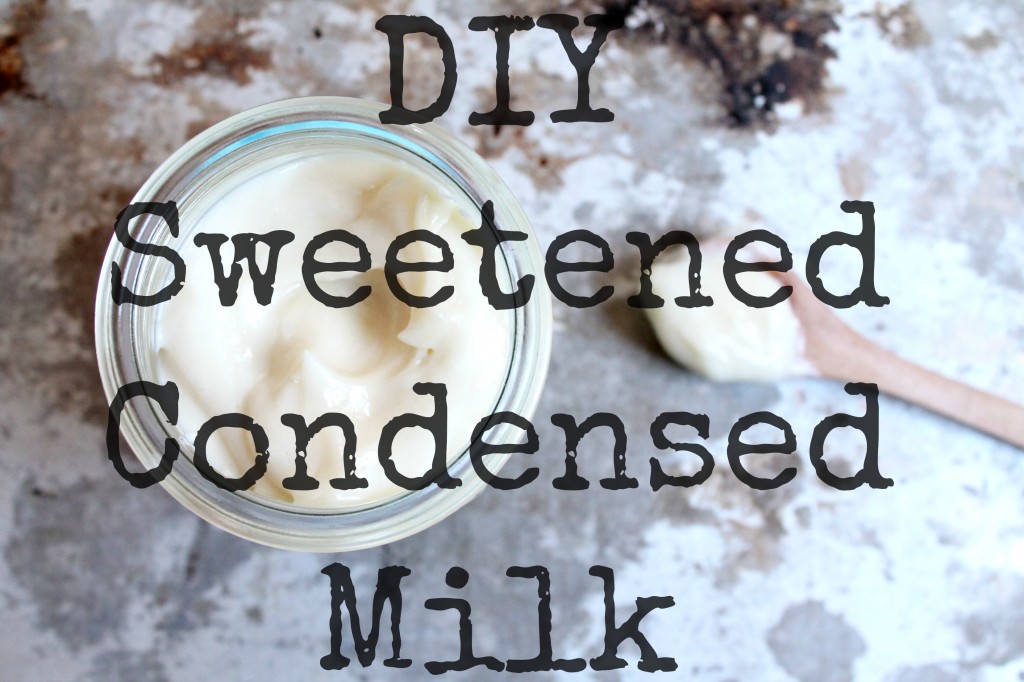 DIY Sweetened Condensed Milk recipe1