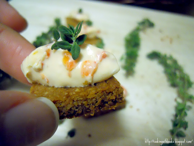 Hors d’oeuvre: Roasted Pepper, Olive Oil and Whole Grains