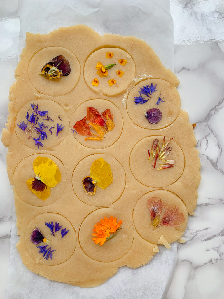 Edible Flower Cookies 3