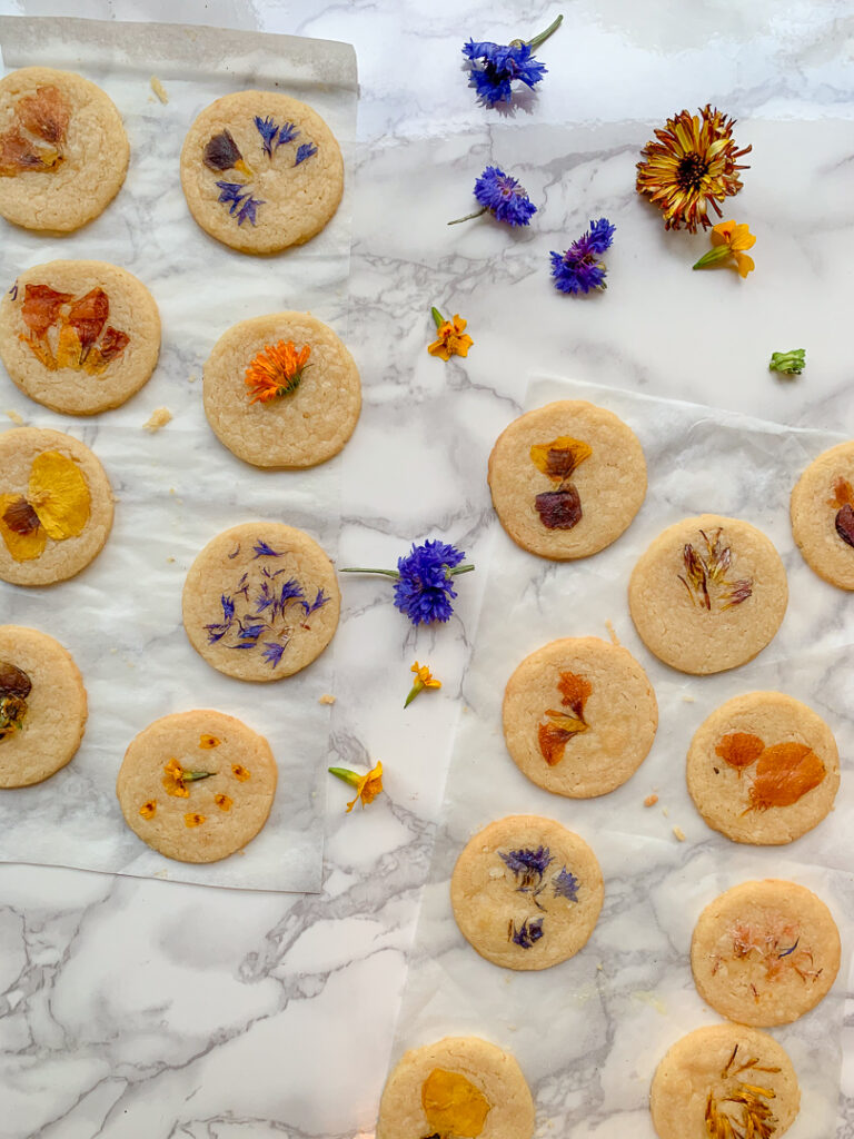 Edible Flower Cookies 9