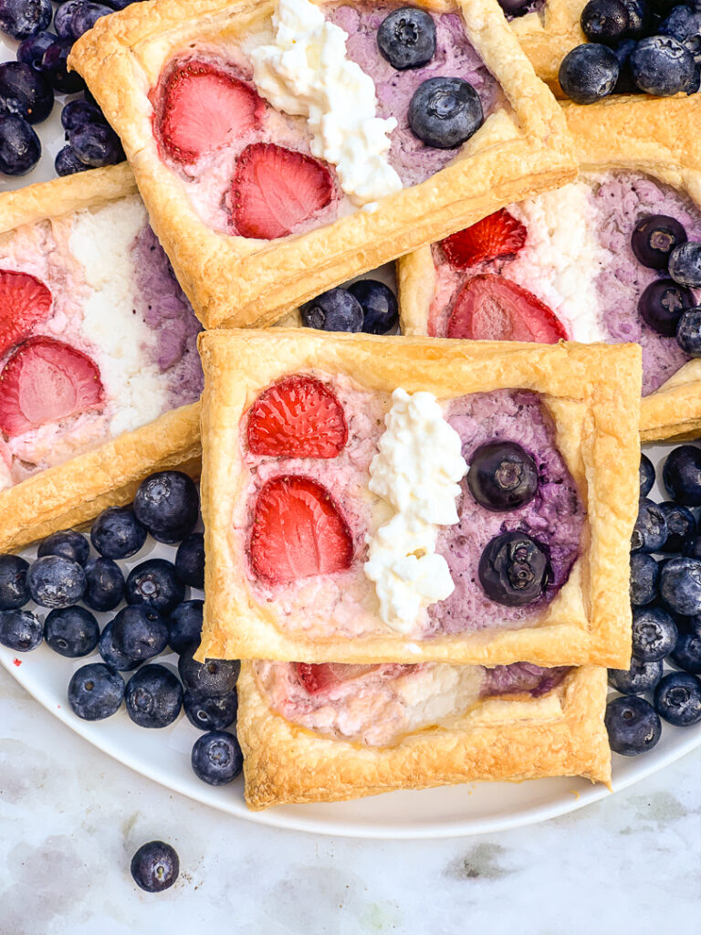 Fresh Berries & Cottage Cheese Danishes