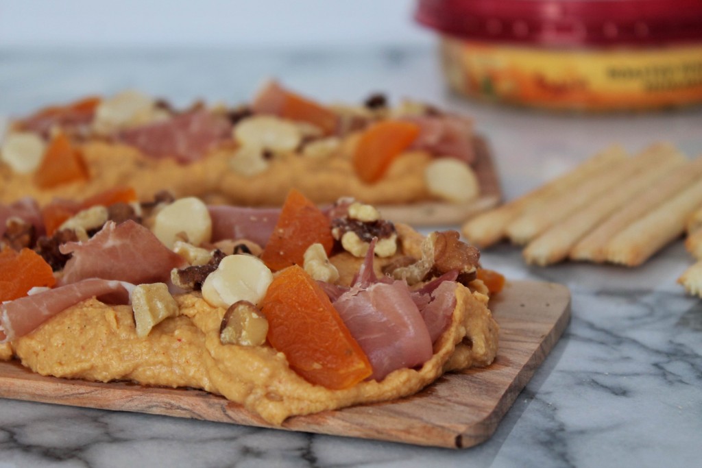 Fruity Nut Topped Hummus