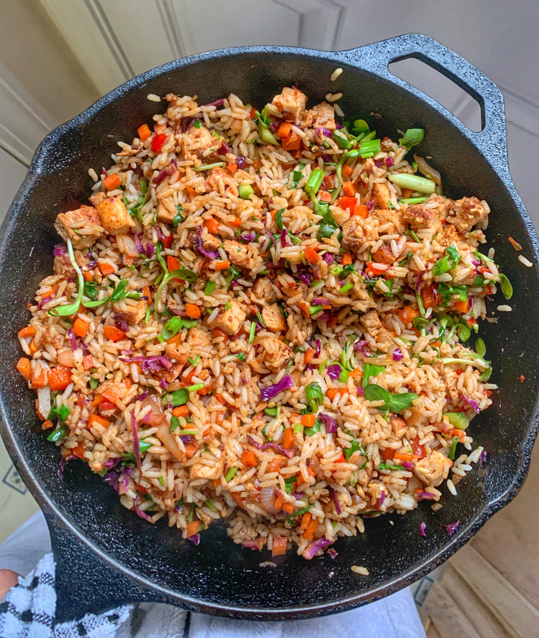Spicy Chicken Vegetable Fried Rice