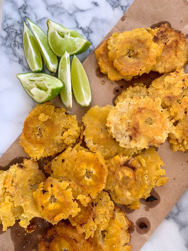 Jackfruit Tostones Nachos recipe