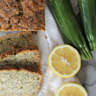 This recipe for Lemon Poppyseed Zucchini Bread is perfect for summer squash!