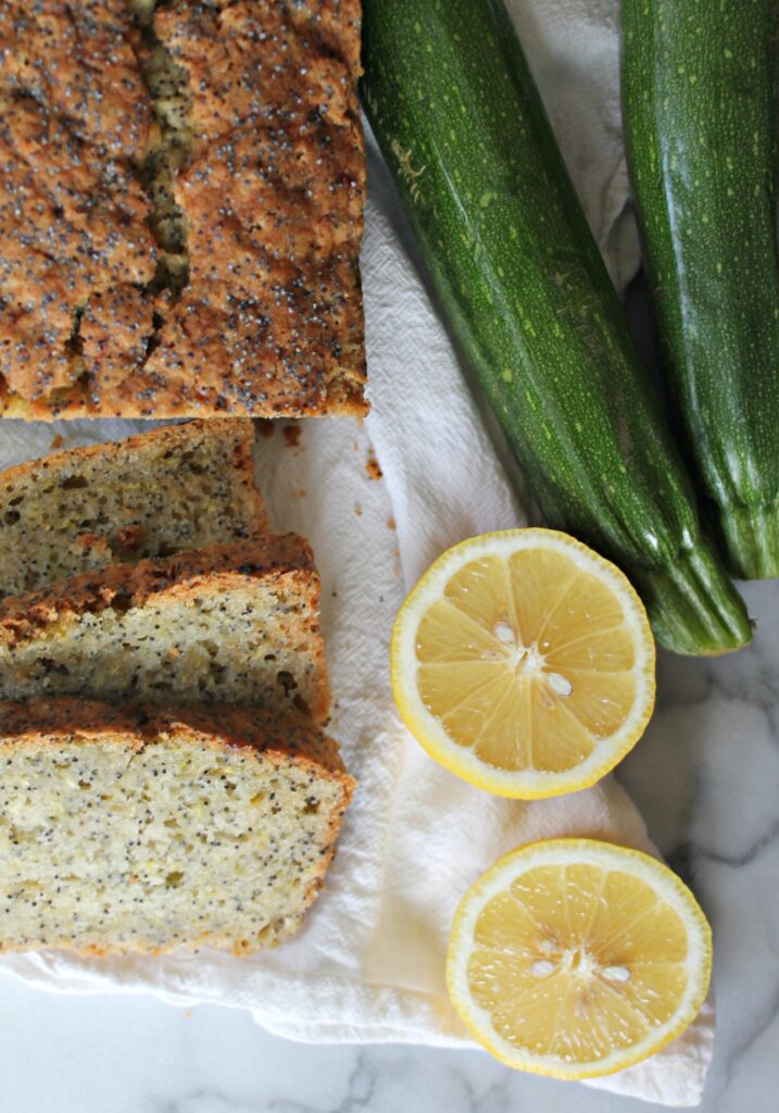 This recipe for Lemon Poppyseed Zucchini Bread is perfect for summer squash! 