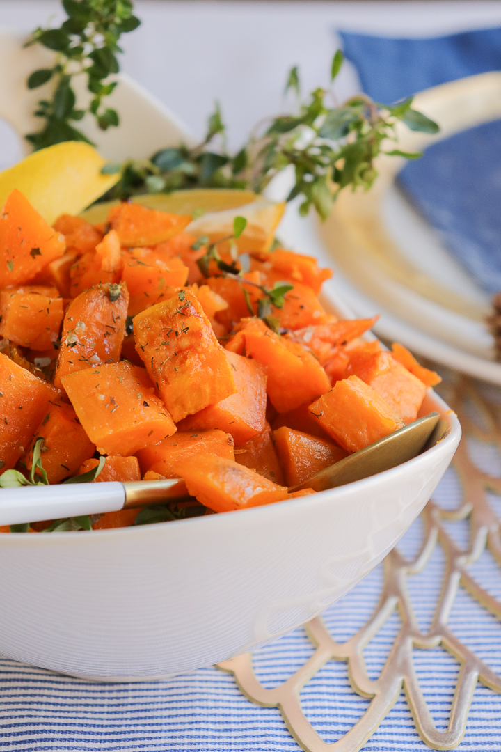 Honey & Lemon Roasted Sweet Potatoes