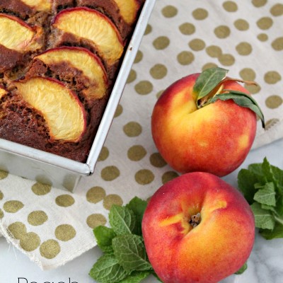 Summer Peach Banana Bread
