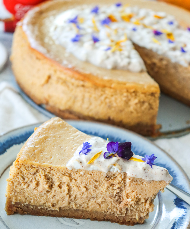 Pumpkin Spiced Cottage Cheesecake 10
