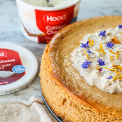 Pumpkin Spiced Cottage Cheesecake 7