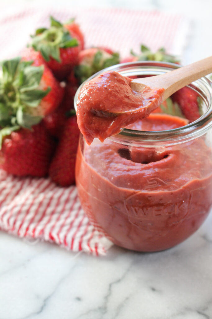 Roasted Strawberry BBQ Sauce-4