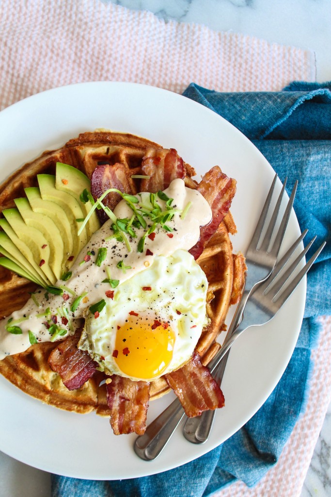 Savory Breakfast Waffles 3 683x1024 1