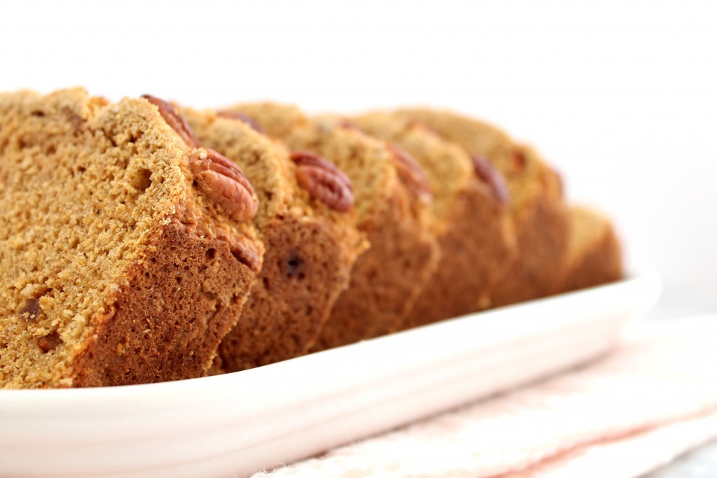 Juicer pulp is used to make this delicious, moist, Spiced Carrot Pecan Bread Recipe. It is a great way to avoid wasting nutritious leftover pulp from juicing. - Get the recipe on CookingWithBooks.net