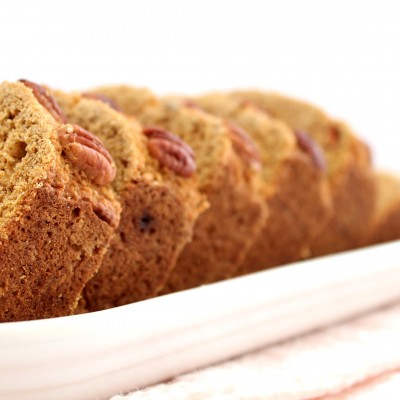 Juicer pulp is used to make this delicious, moist, Spiced Carrot Pecan Bread Recipe. It is a great way to avoid wasting nutritious leftover pulp from juicing. - Get the recipe on CookingWithBooks.net