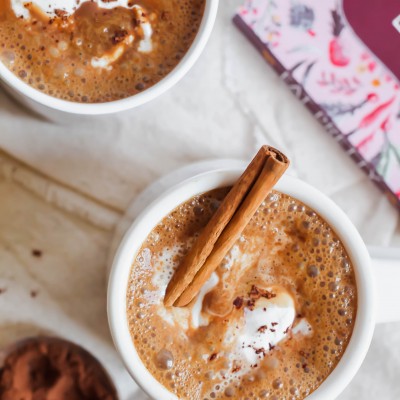 A recipe for Superfood Hot Cocoa, perfect winter drink!
