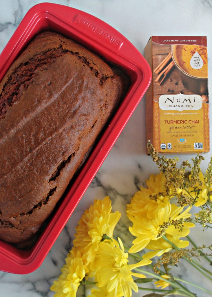 Turmeric Chai Pumpkin Bread recipe