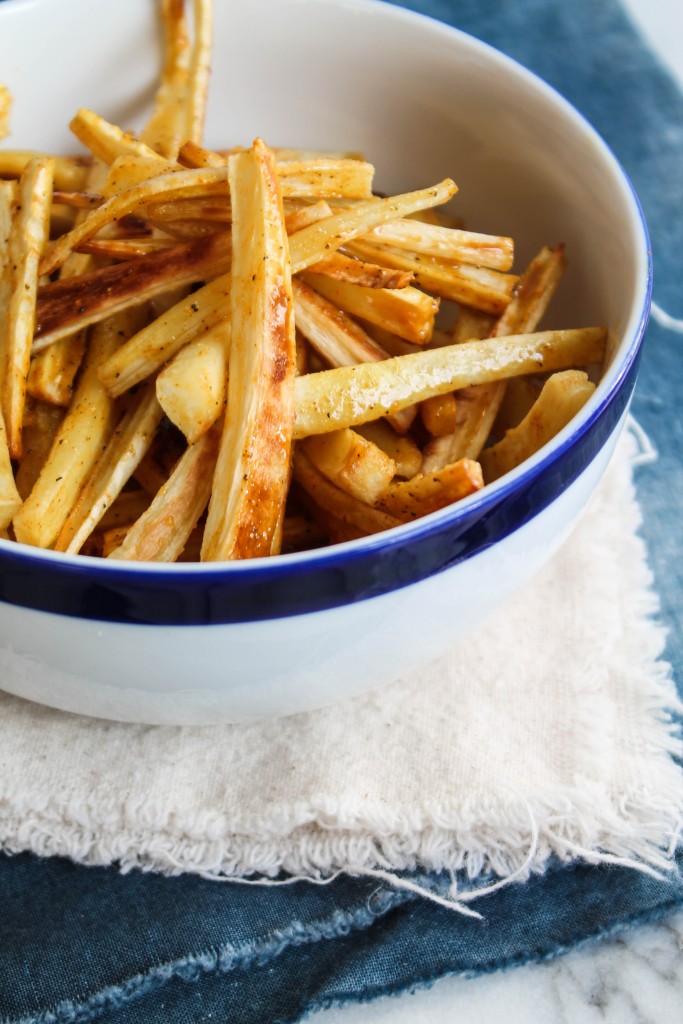 Roasted Turmeric Honey Parsnips