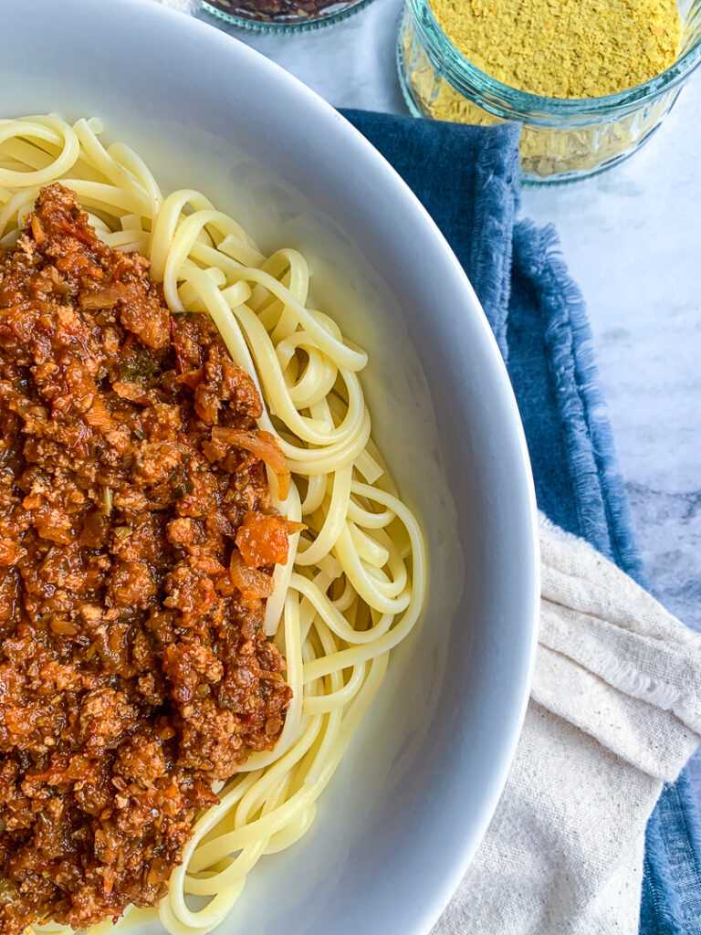 Vegan Tofu Bolognese 8