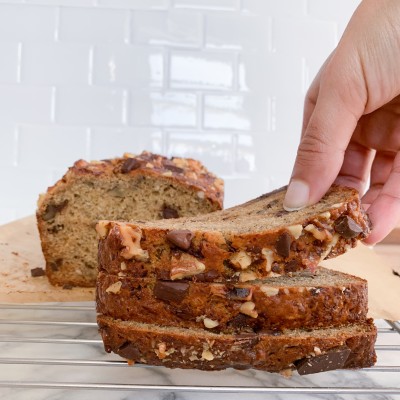 Walnut Chocolate Banana Bread 4