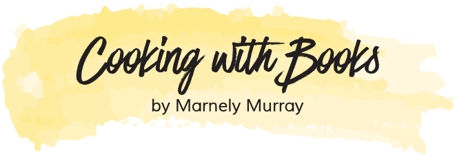 Logo for the website CookingWithBooks.net - png file