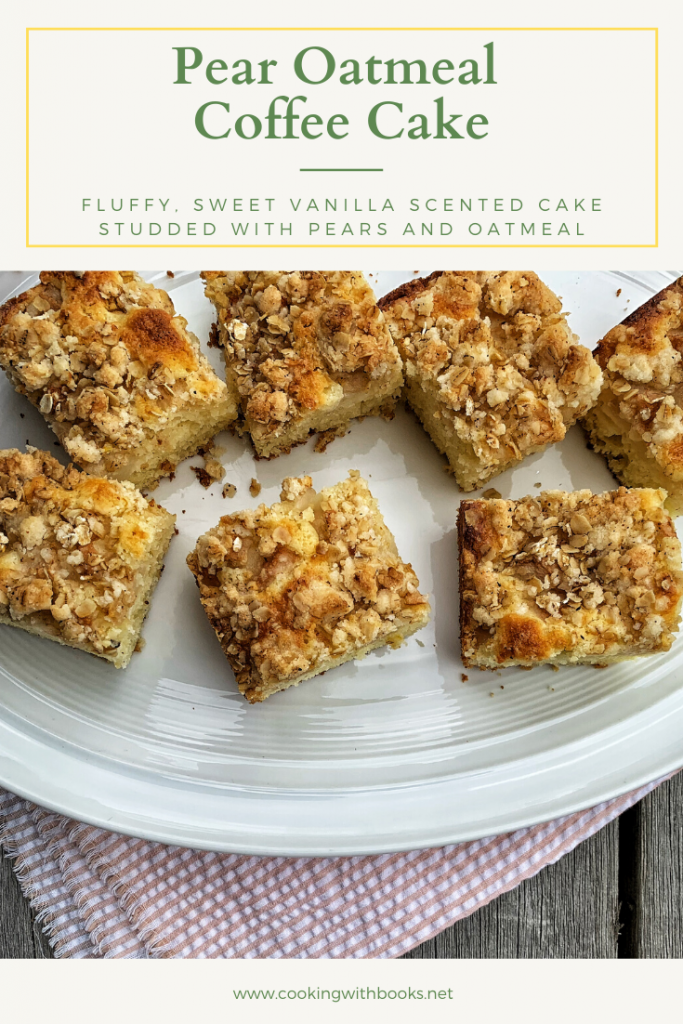 Pear Oatmeal Coffee Cake