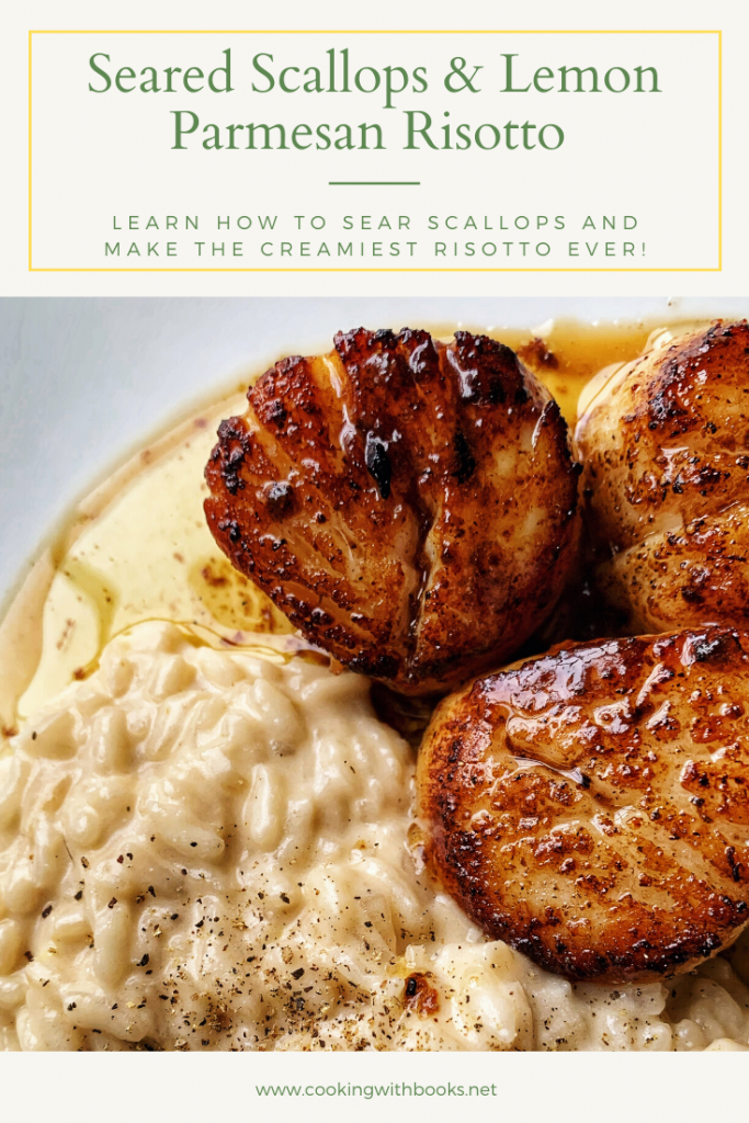 Seared Scallops & Lemon Parmesan Risotto