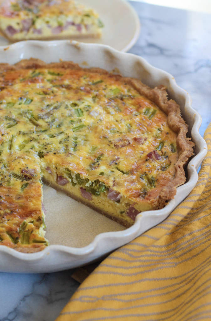 Asparagus Ham Quiche
